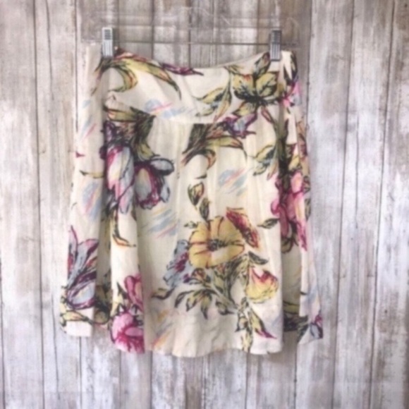 Cabi Floral A-line Skirt - Picture 2 of 8